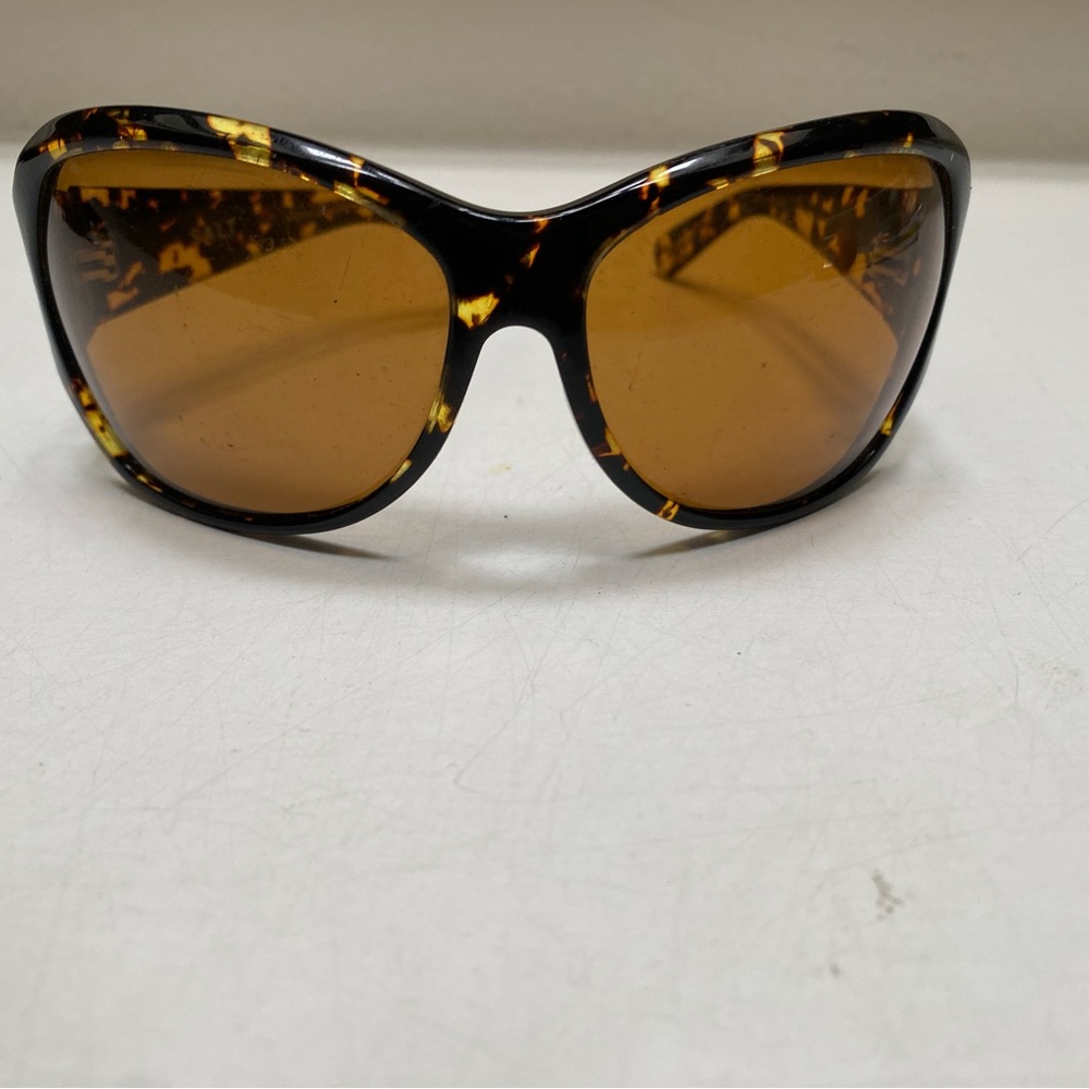 SALT Elise Polarized Tortoiseshell Sunglasses with Brown/Gold Lenses -